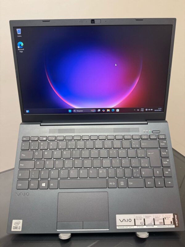Vaio - i3-10°Gen - 8GB Ram - SSD 256GB Nvme - Rede 5G - Completo