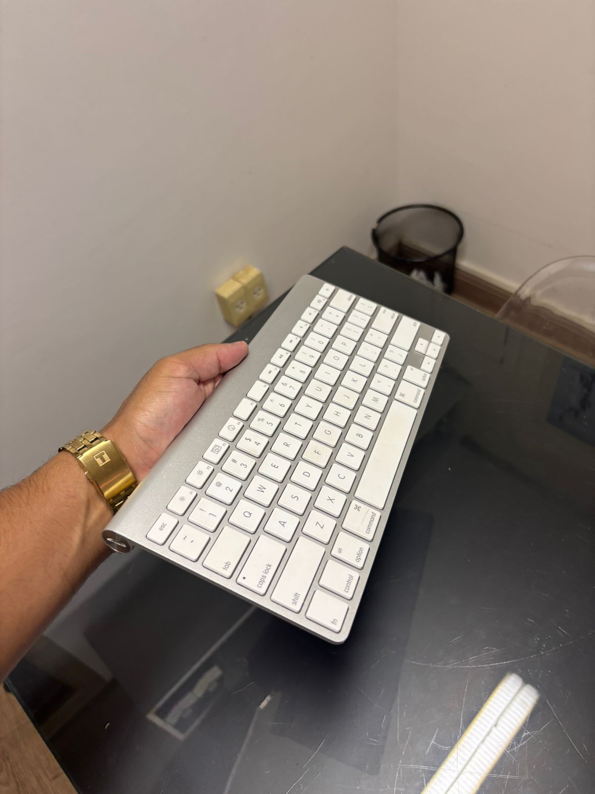 Teclado Sem Fio - Apple Qwerty - a1314 - Wireless