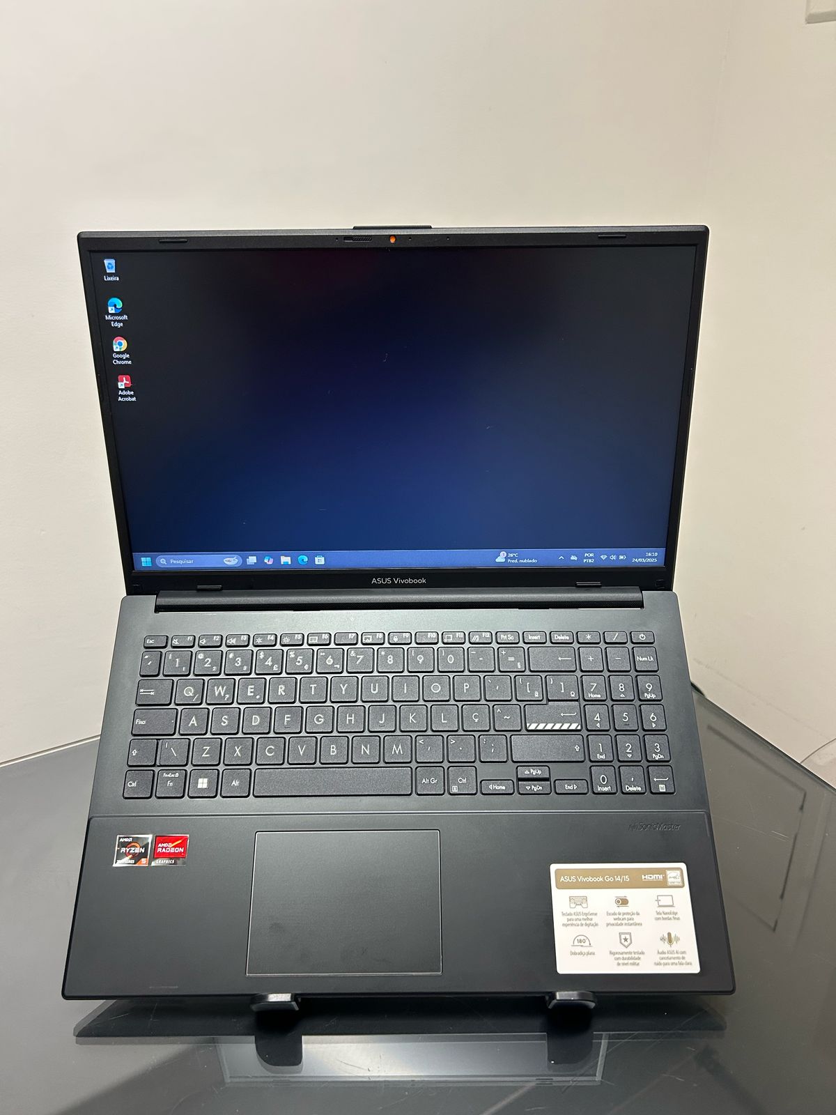 Notebook - Asus - Ryzen 3 Série 7 - 4 GB - RAM - 256 SSD - Image 2