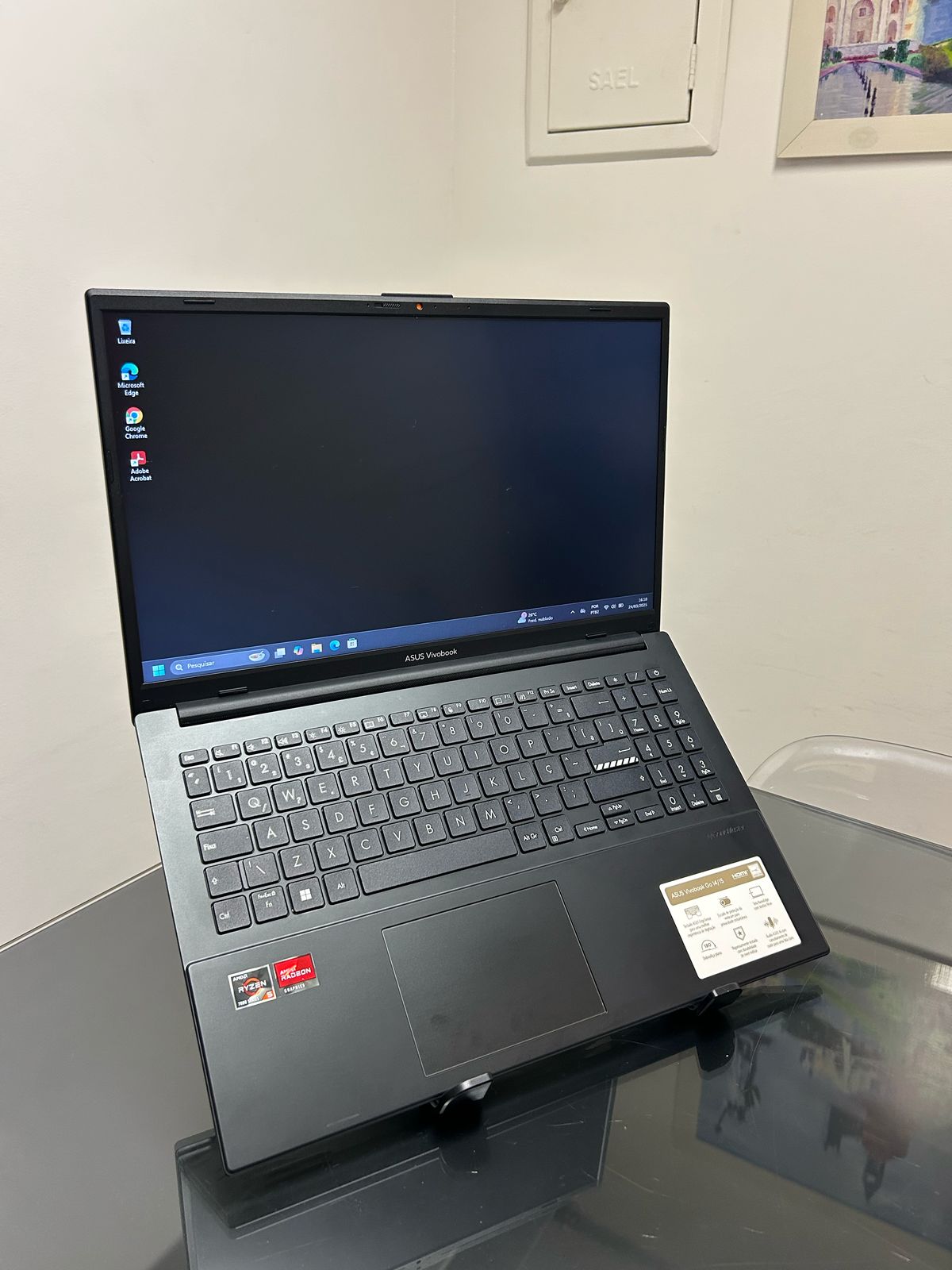 Notebook - Asus - Ryzen 3 Série 7 - 4 GB - RAM - 256 SSD