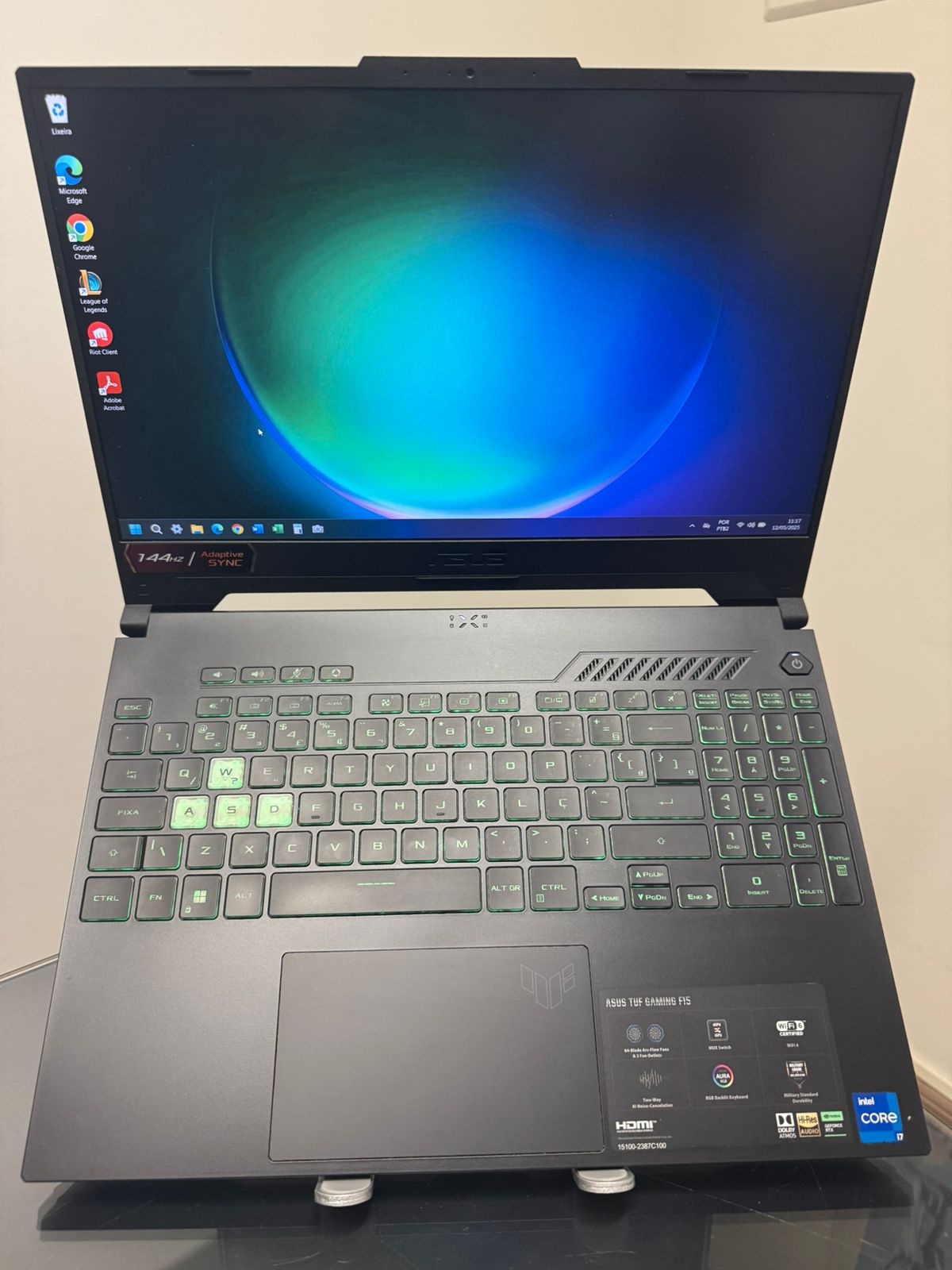 Notebook - Gamer ASUS TUF F16 - 16 GB RAM - 512 NVME - RTX 3050 - 6 GB