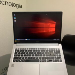 Notebook Acer Aspire 5 - i3-10°Gen - 8GB Ram - SSD 256GB Nvme - Rede 5G - Completo