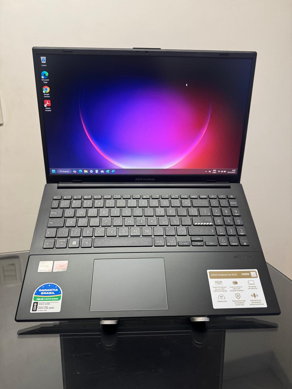 Asus - Ryzen 3 Serie 7 - 4GB Ram DDR5 - SSD 256GB Nvme - Rede 5G - Amd Radeon - Completo