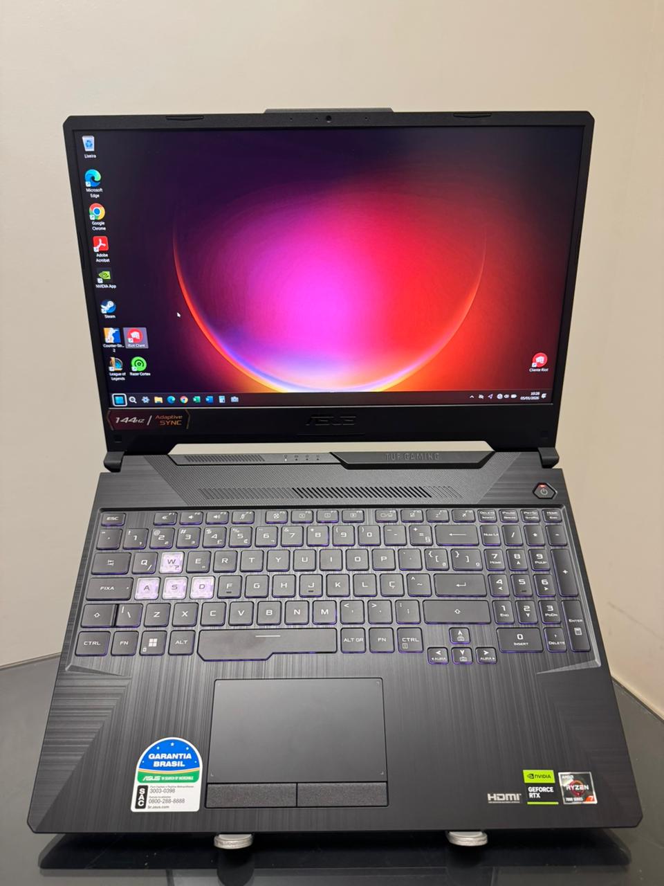 ASUS - Gamer TUF A15 - Ryzen 7 - 16GB Ram - SSD 512GB Nvme - Tela 144Hz - RTX 3050-6GB