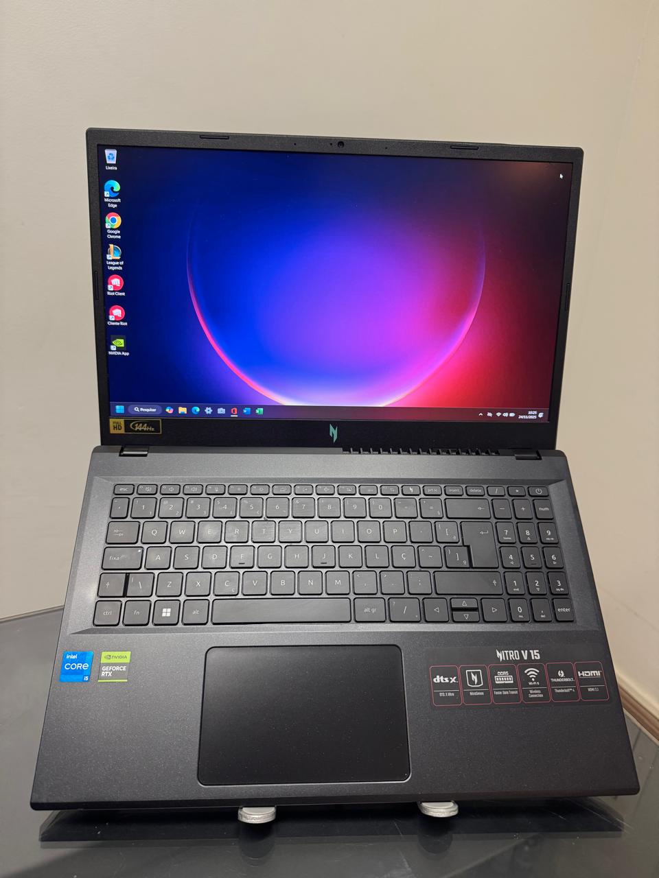 ACER - Nitro 5 V15 - i5-13°Gen - 16GB Ram - SSD 512GB Nvme - Tela 144Hz - RTX 2050-4GB - Completo - Imagem 7