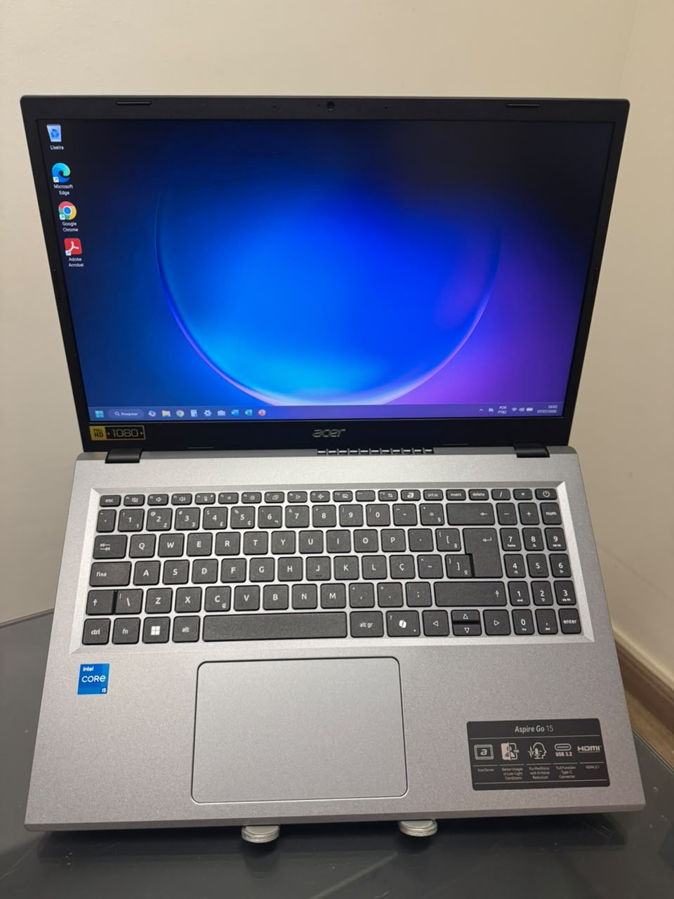 Notebook Acer Aspire - I5 -13º - SSD 256GB NVme - Ram 8GB DDR5 - 15 Polegadas -Tela Full HD