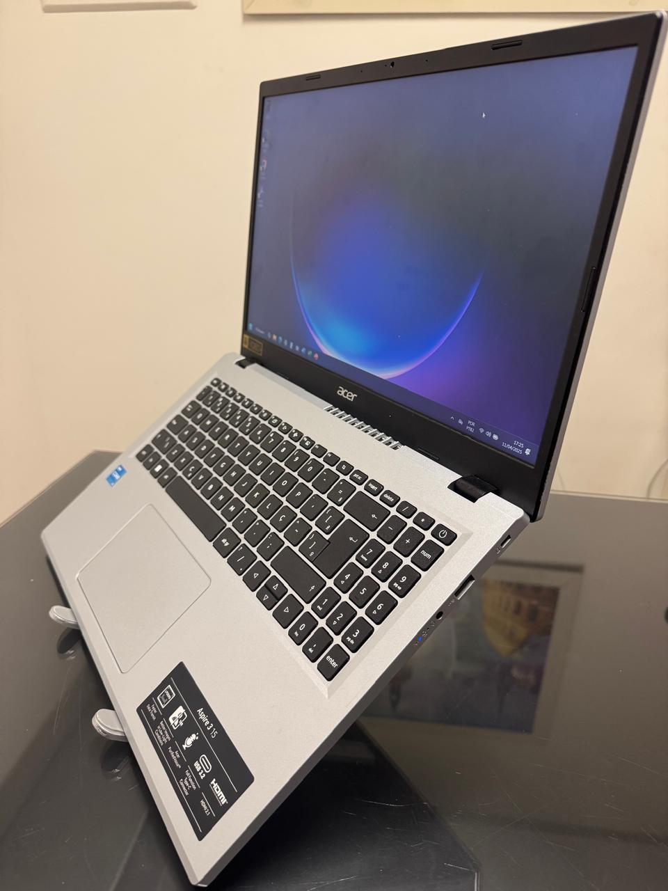 Notebook Acer Aspire 5 - i3-11°Gen - 8GB Ram - SSD 256GB Nvme - Rede 5G - 15polegadas -Completo - Imagem 3