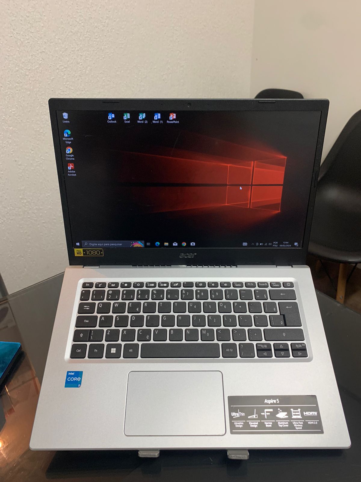 Notebook Acer Aspire - i7 - 11º - 12GB Ram DDR4- SSD 512 GB NVME -Iris Xe Graphics- 15 POLEGADAS _ Completo - Imagem 7