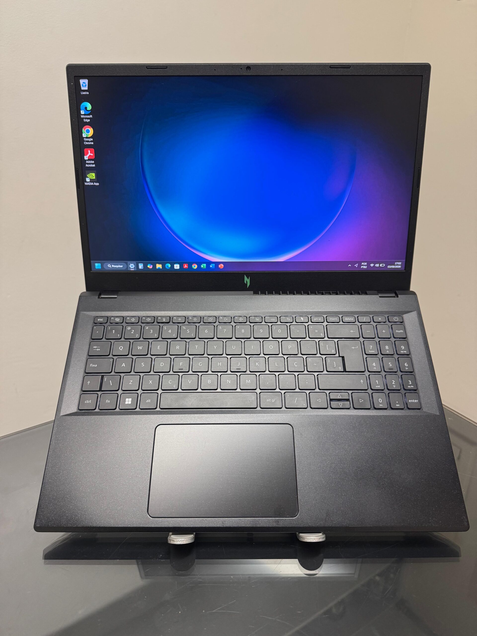 ACER - Nitro 5 V15 - i5-13°Gen - 16GB Ram DDR5 - SSD 512GB Nvme - Tela 165Hz - RTX 4050-6GB - 15P-Completo