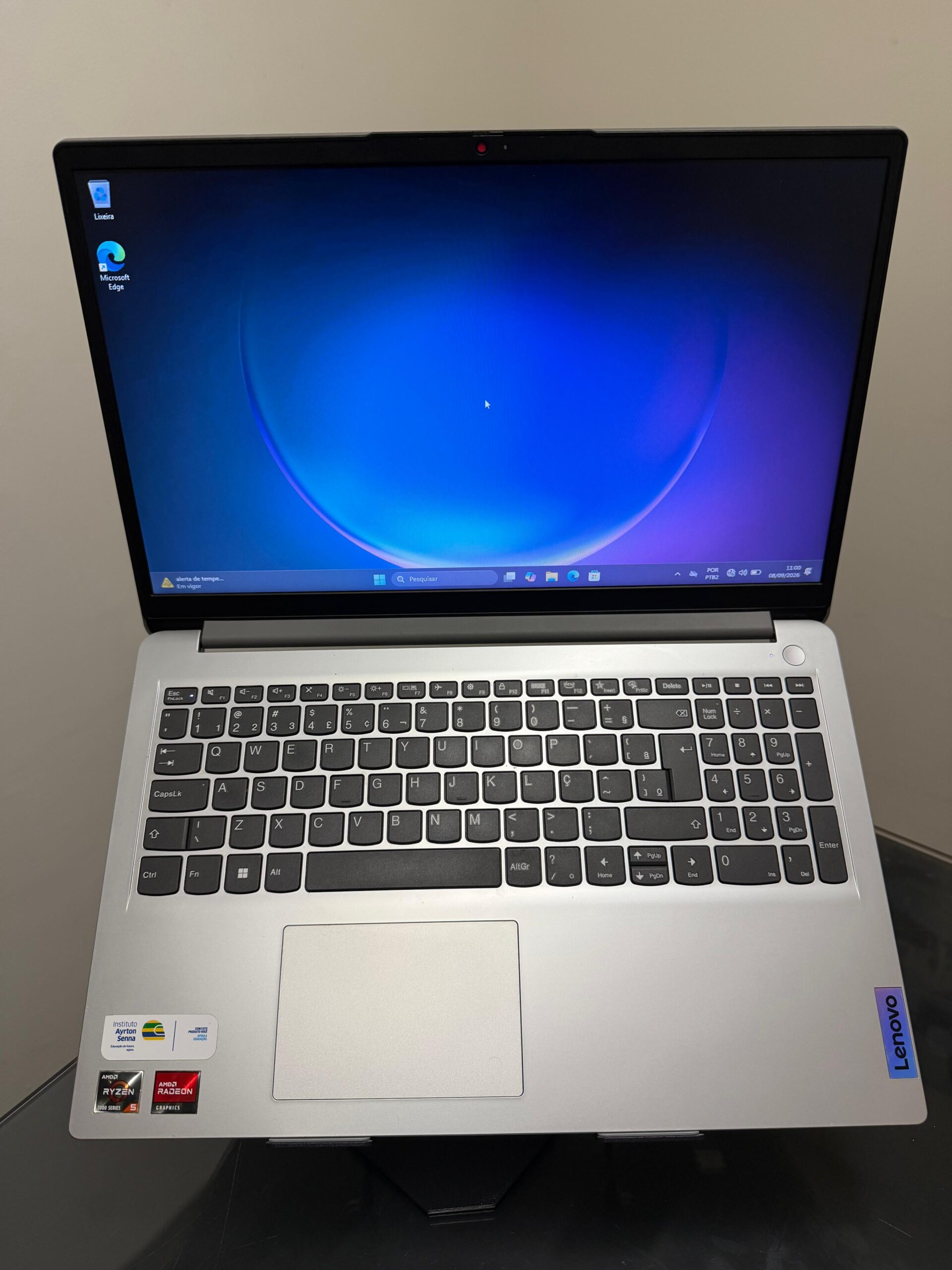 Notebook lenovo ideapad - Ryzen 5-Série 7 - 8GB RamDDR5- SSD 256GB Nvme - Radeon Dedicada-2GB- 15P - Imagem 7