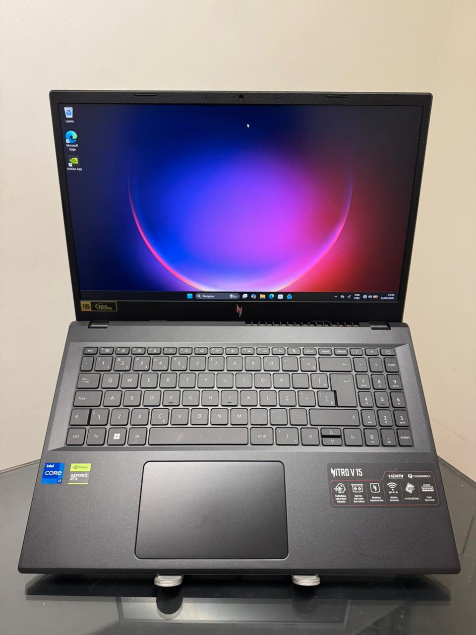 Notebook Gamer Nitro V15 i7 - 13º - 16GB RAM - SSD 512GB NVme - Nvidia RTX 4060-8Gb Dedicada - 15,6 Polegadas - Tela Full HD IPS - 165hz - Imagem 8