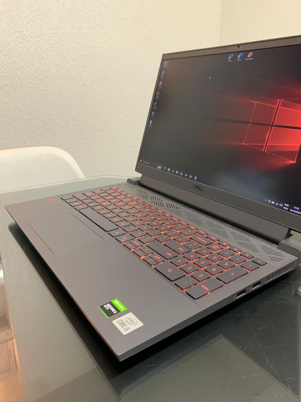 Notebook Dell Gamer G15-i5 - 10° Geração - 24GB Ram DDR4- SSD 512GB - NVIDIA RTX 1650 - 4GB - Tela Full HD IPS-15,6 POLEGADAS - Completo - Imagem 2