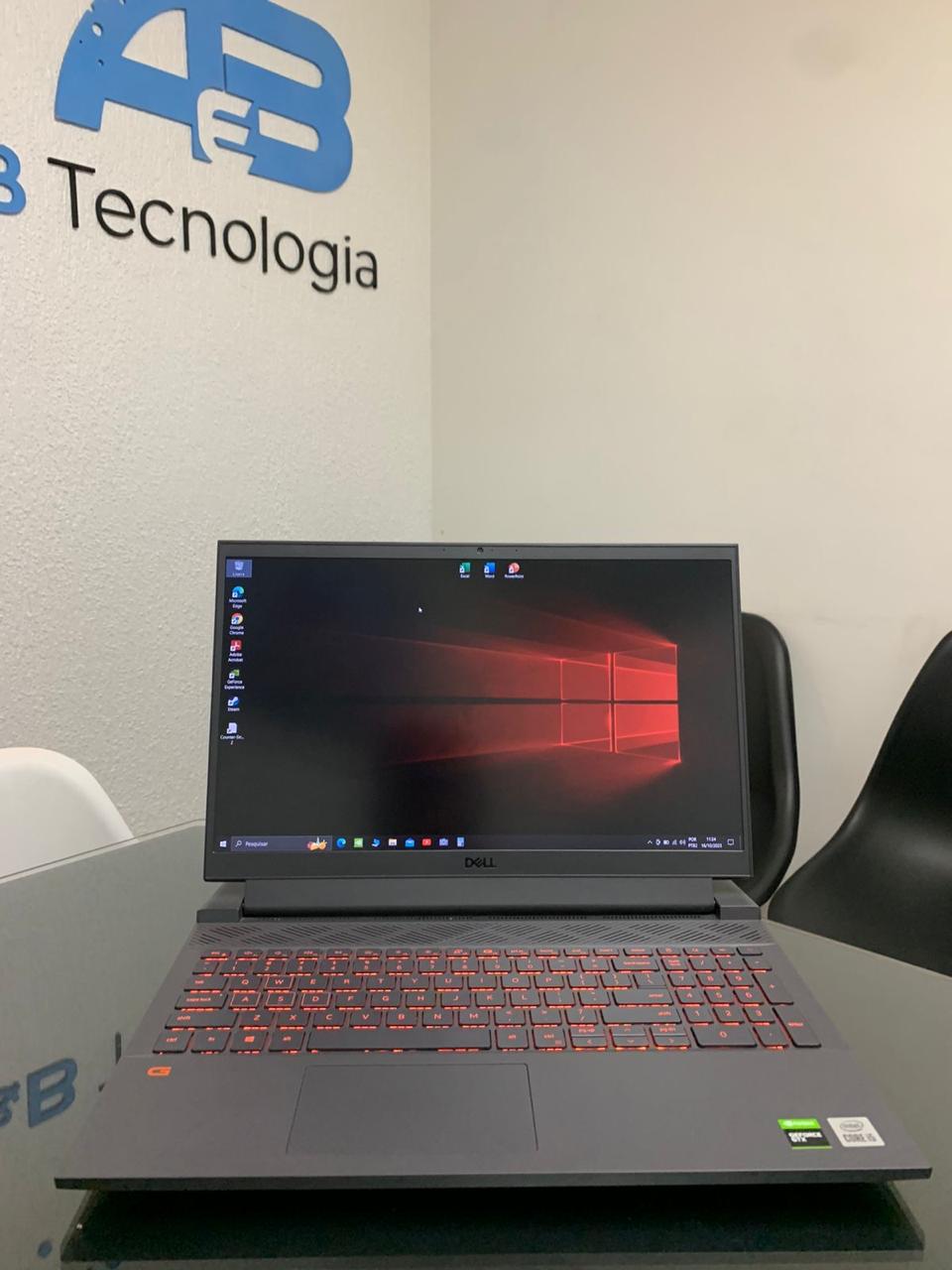 Notebook Dell Gamer G15-i5 - 10° Geração - 24GB Ram DDR4- SSD 512GB - NVIDIA RTX 1650 - 4GB - Tela Full HD IPS-15,6 POLEGADAS - Completo